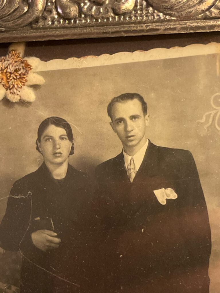 and old picture of my grandparents