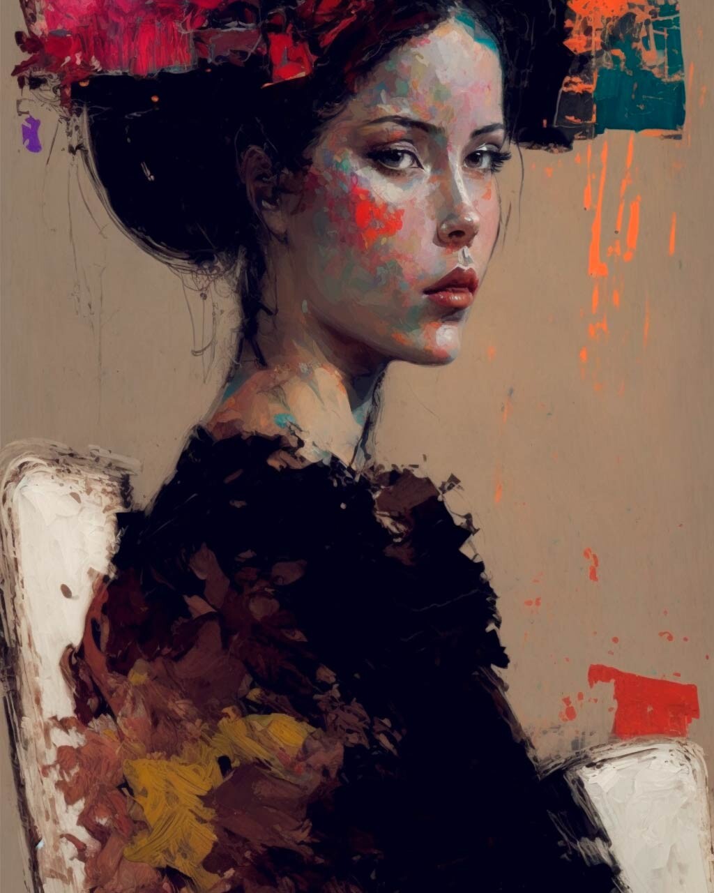 Mozart woman painted abstract 3f024de0 f7f3 4371 abb0 d37289ecd053 uai