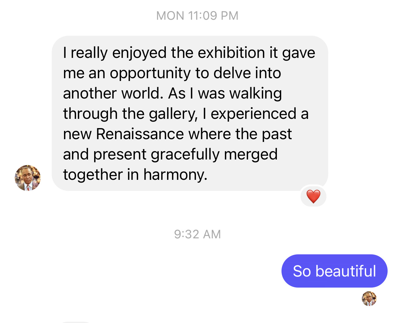 A review of the exhibition