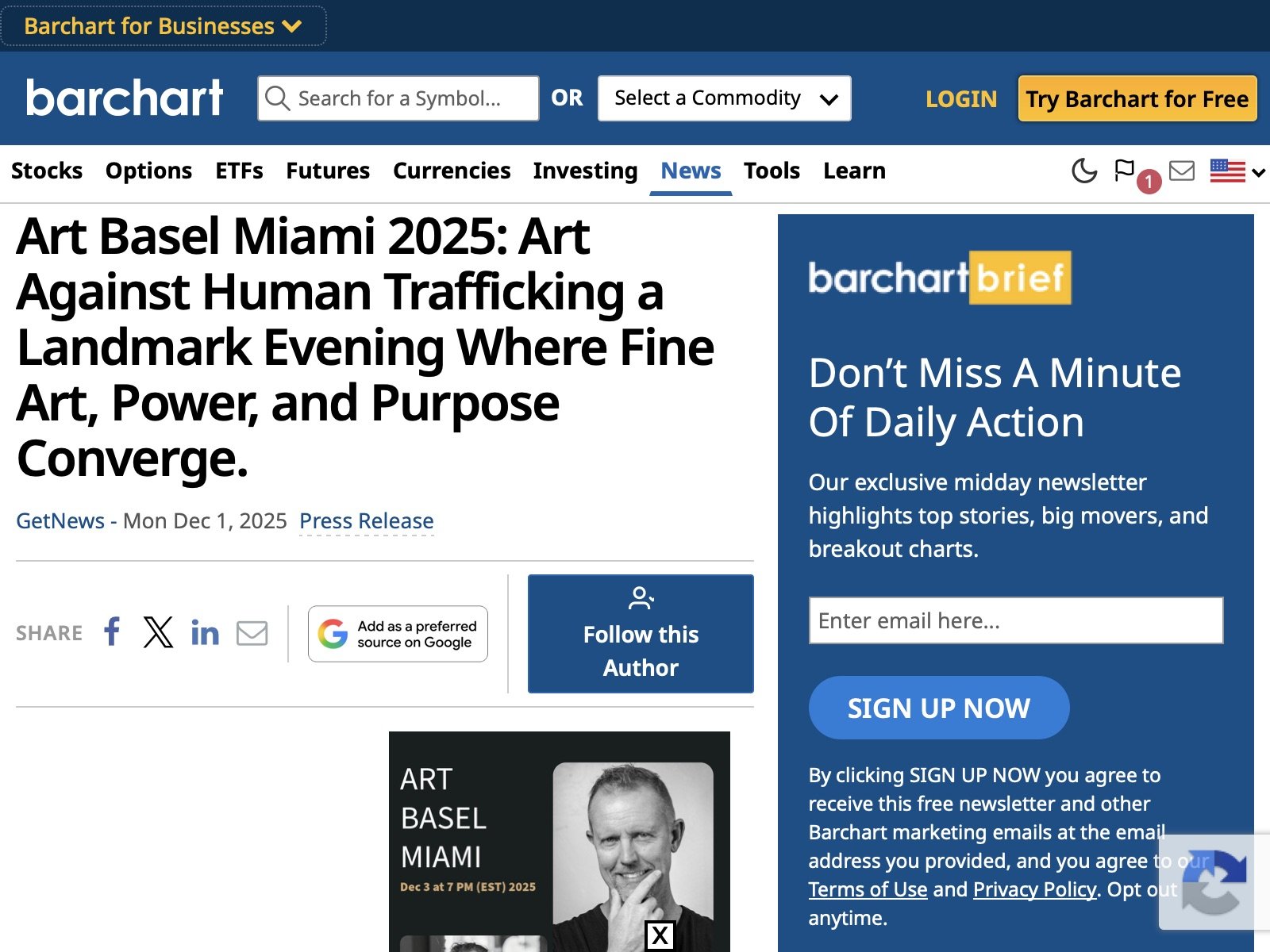 Art Basel Miami 2025 Art Against Human Trafficking a Landmark Evening Where Fine Art Power and Purpose Converge. 2026 09 02 17 17 13